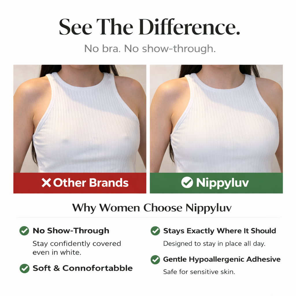 NippyLuv Luxury Nipple Covers (Adhesive)